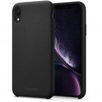 Spigen Silicone Fit maskica za iPhone XR - crna