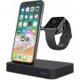 Belkin Valet postolje za punjenje za Apple Watch a iPhone - crna