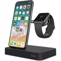 Belkin Valet postolje za punjenje za Apple Watch a iPhone - crna