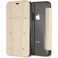 Guess Kaia Book flip futrola za iPhone 7 / 8 - zlatna