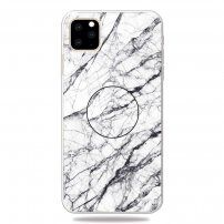 maskica s držačem s 3D dijamantnom teksturom za iPhone 11 Pro - bijela mramor