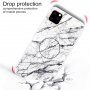 maskica s držačem s 3D dijamantnom teksturom za iPhone 11 Pro Max - bijela mramor