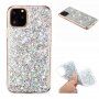 Mekana prozirna maskica sa šljokicama za iPhone 11 Pro Max - srebrna