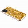 Mekana prozirna maskica sa šljokicama za iPhone 11 Pro Max - zlatna