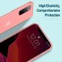 Baseus silikonska prozirna maskica za iPhone 11 Pro Max - crvena