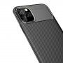 maskica teksture karbonskih vlakana za iPhone 11 Pro Max - crna