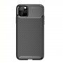maskica teksture karbonskih vlakana za iPhone 11 Pro Max - crna