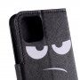 Flip futrola s postoljem Do not touch my phone za iPhone 11 Pro - crna