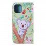 Flip futrola s postoljem koala za iPhone 11 Pro - Šareno