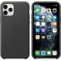 Originalna Apple kožna maskica za iPhone 11 Pro Max - crni