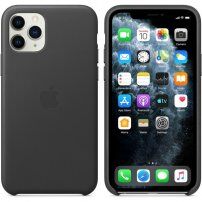 Originalna Apple kožna maskica za iPhone 11 Pro Max - crni