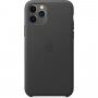 Originalna Apple kožna maskica za iPhone 11 Pro Max - crni