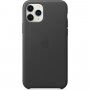 Originalna Apple kožna maskica za iPhone 11 Pro Max - crni