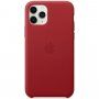 Originalna Apple kožna maskica za iPhone 11 Pro Max - crveni