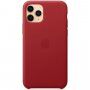 Originalna Apple kožna maskica za iPhone 11 Pro Max - crveni