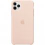 Originalna Apple silikonska maskica za iPhone 11 Pro Max - pješčano ružičasta
