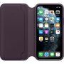 Originalna Apple Folio kožna preklopna futrola za iPhone 11 Pro - patlidžan