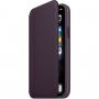 Originalna Apple Folio kožna preklopna futrola za iPhone 11 Pro Max - patlidžan