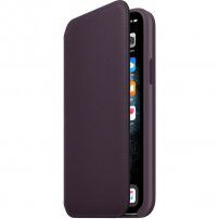 Originalna Apple Folio kožna preklopna futrola za iPhone 11 Pro Max - patlidžan