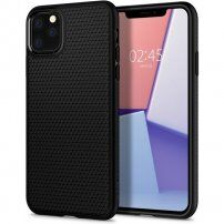 Spigen Liquid Air maskica za iPhone 11 Pro Max - crni
