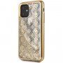 Guess 4G Peony Glitter maskica sa šljokicama za iPhone 11 Pro Max - zlatni