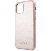 Guess Iridescent maskica za iPhone 11 Pro Max - ružičasti