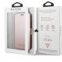 Guess Iridescent Book novćanik futrola za iPhone 11 - ružičasto