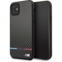 BMW M Carbon Tricolore maskica za iPhone 11 Pro Max - crni