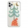 Maskica od meke plastike božićno drvce za iPhone 11 Pro Max - Proziran