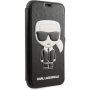 Karl Lagerfeld Ikonik flip futrola za iPhone 11 - crno