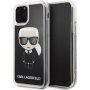 Karl Lagerfeld maskica sa šljokicama za iPhone 11 Pro Max - crni