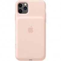 Originalna Apple stražnja maskica s baterijom za iPhone 11 Pro Max - pješčano ružičasta