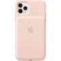 Originalna Apple stražnja maskica s baterijom za iPhone 11 Pro Max - pješčano ružičasta