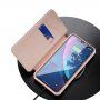 Dux Ducis flip futrola s utorom za kartice za iPhone XR - ružičasto