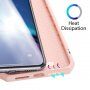 Dux Ducis flip futrola s utorom za kartice za iPhone XR - ružičasto