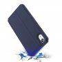Dux Ducis flip futrola s utorom za kartice za iPhone XR - plavo