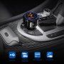 Dvostruki USB brzi punjač za automobil - crna