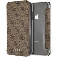 Guess Charms Book case futrola za iPhone XS Max - Smeđa