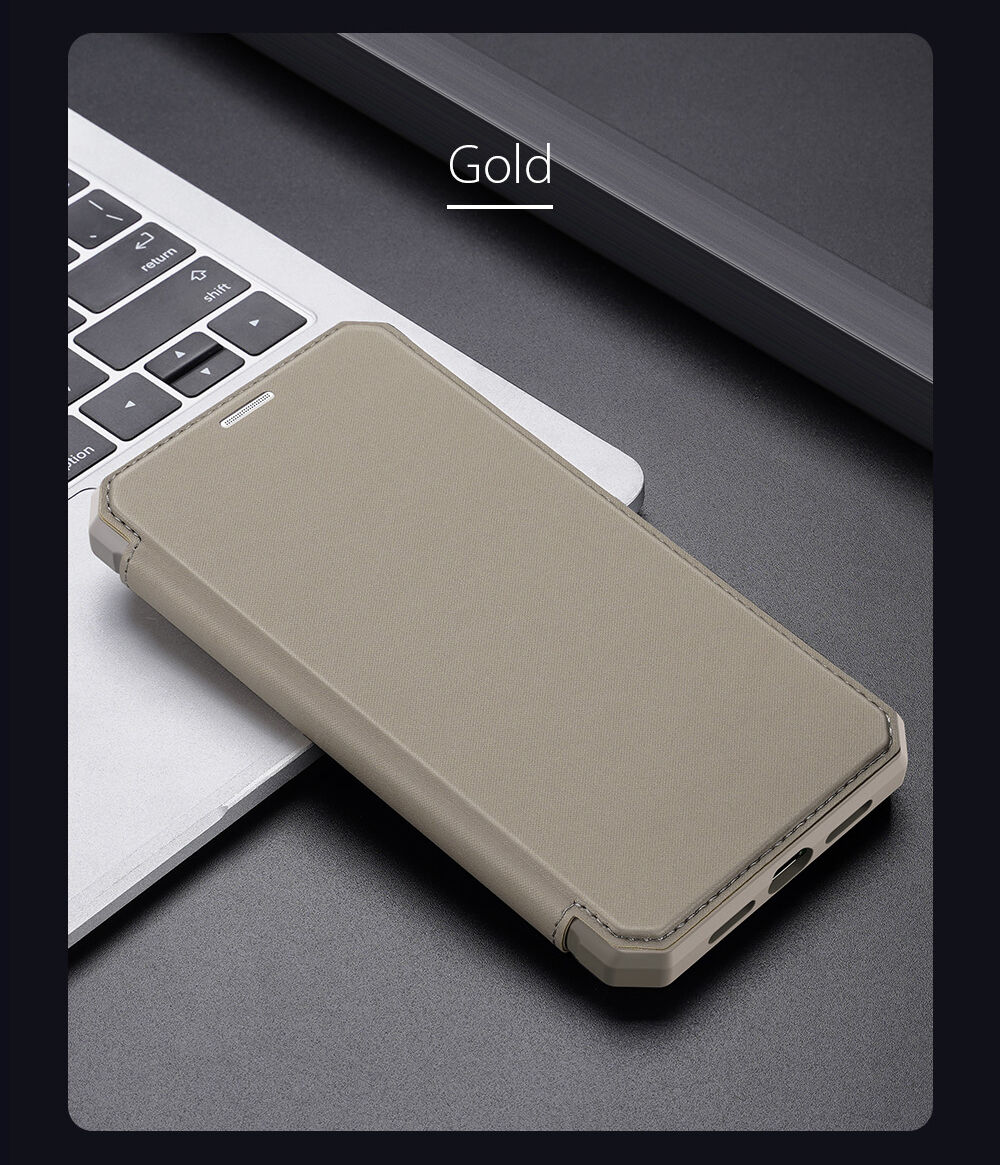 Dux Ducis flip futrola s utorom za kartice za iPhone XR - plavo