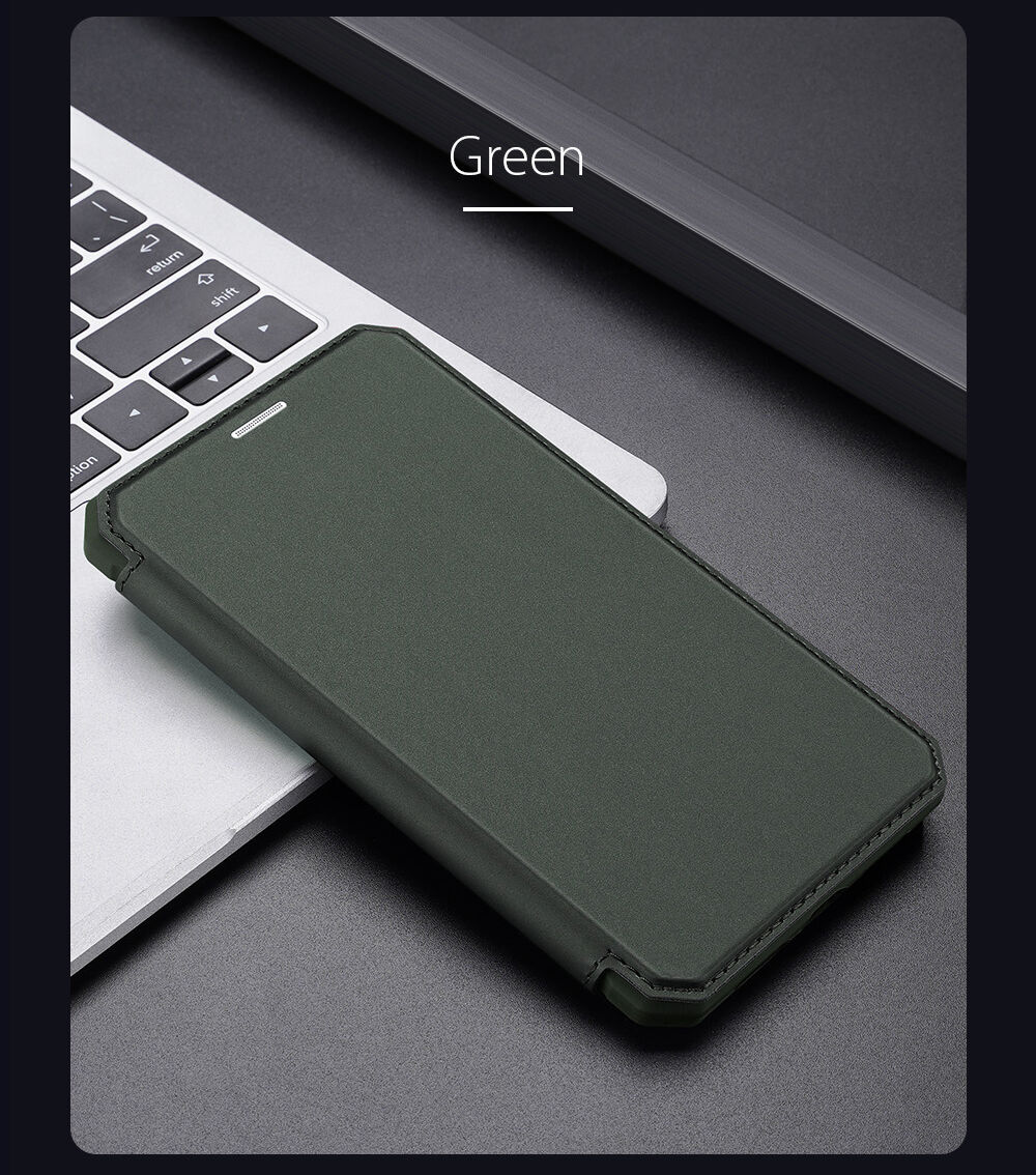 Dux Ducis flip futrola s utorom za kartice za iPhone XR - ružičasto