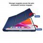 Flip futrola s funkcijom spavanja i prostorom za Apple Pencil za iPad 10,2" (2019-2021) / Air 3 (2019) / Pro 10,5" - ružičasto