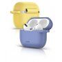Usams silikonsko kućište s karabinom za AirPods Pro - žuti