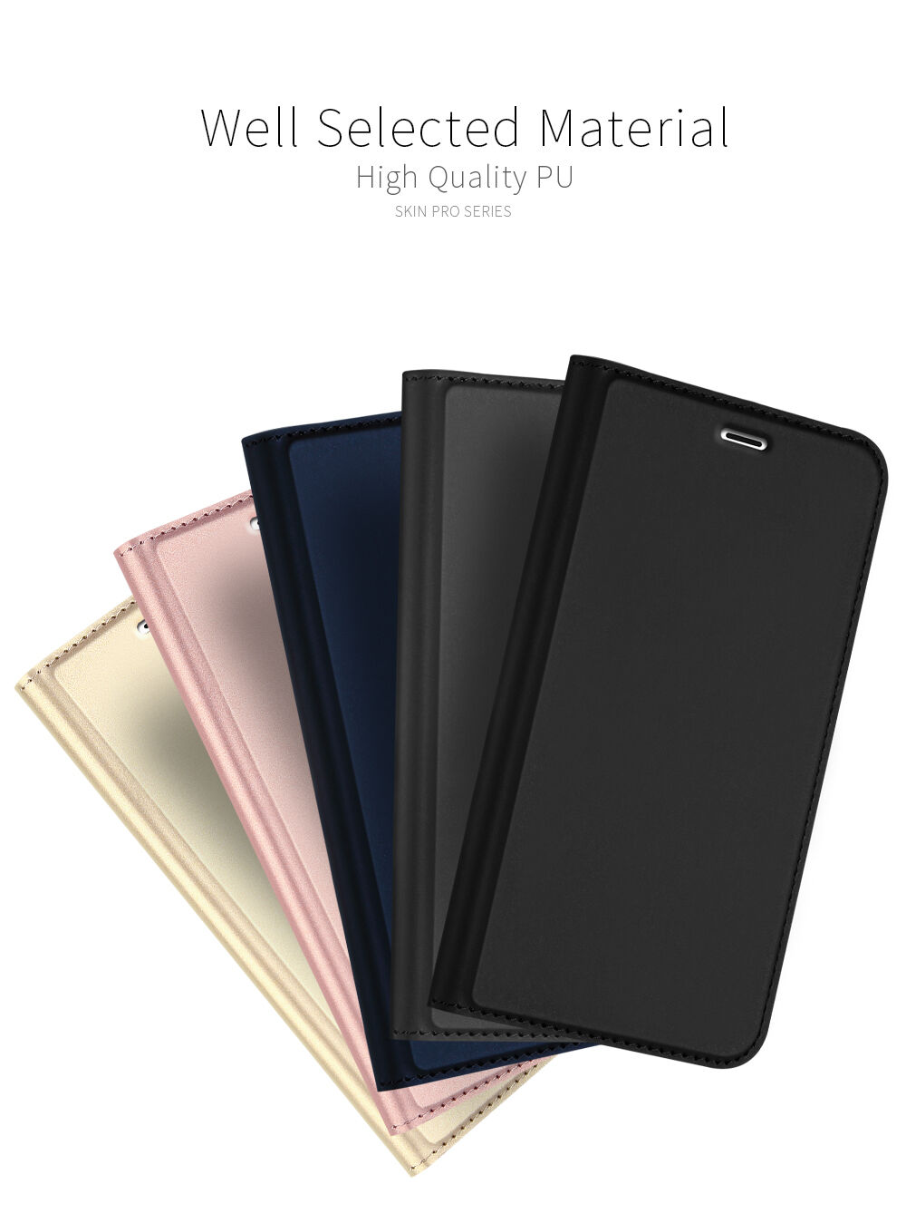 Dux Ducis flip futrola s postoljem za iPhone 7 Plus / 8 Plus - crno