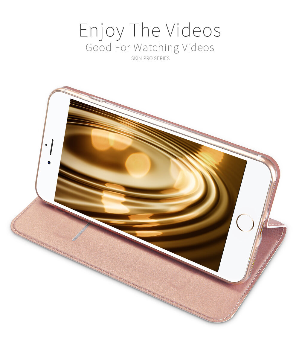 Dux Ducis flip futrola s postoljem za iPhone 7 Plus / 8 Plus - tamno sivo