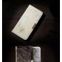 Flip futrola s mramornim uzorkom za iPhone SE (2020/2022) / 8 / 7 - crno