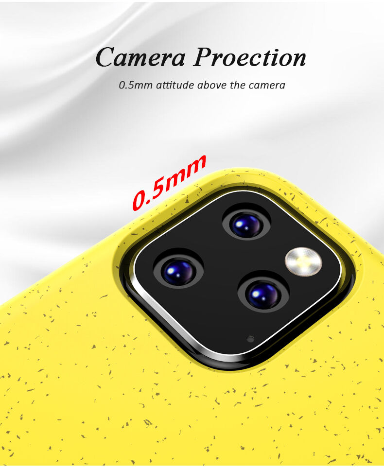 Matný eko razgradiva maskica za iPhone 11 Pro - crvena