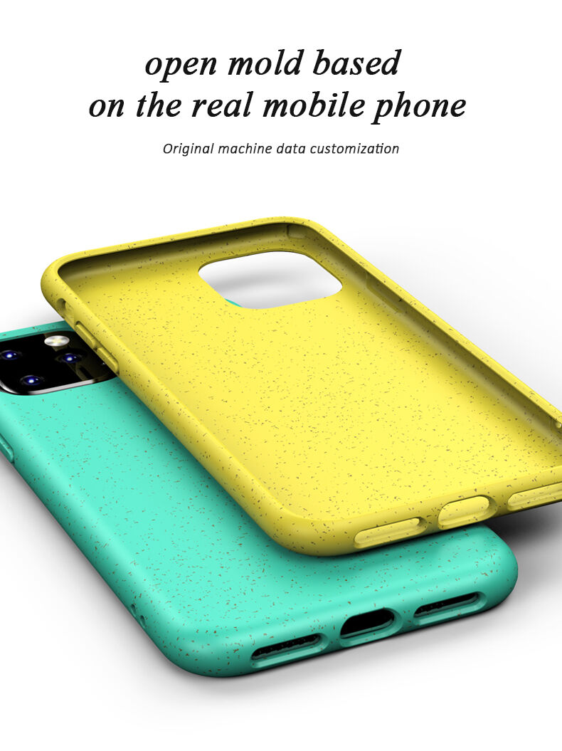 Matný eko razgradiva maskica za iPhone 11 Pro - crvena