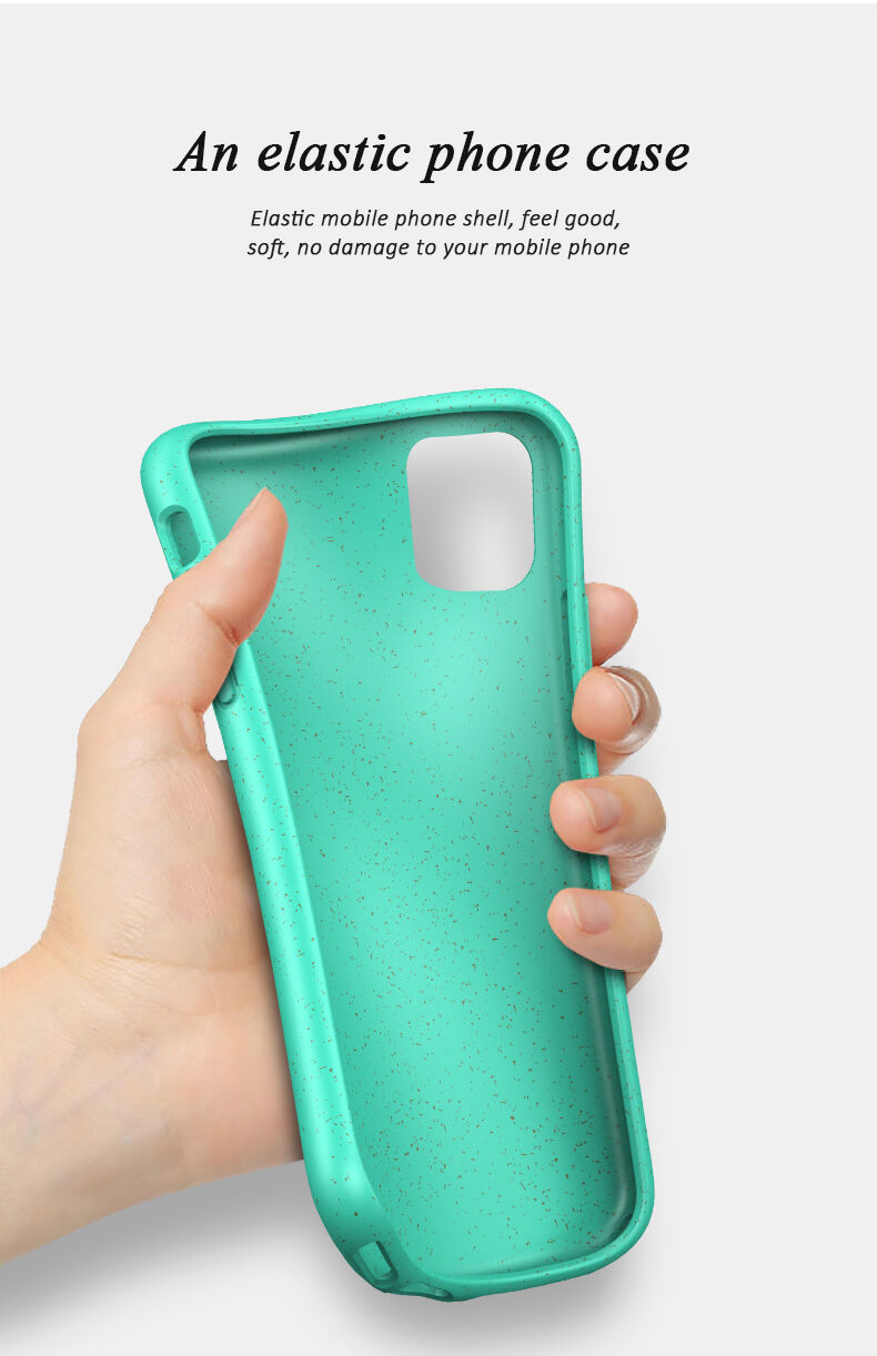 Matný eko razgradiva maskica za iPhone 11 Pro - crvena