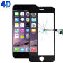 4D kaljeno staklo 9H (Tempered Glass) za iPhone 6 Plus / 6S Plus - 0.26 mm - crna