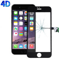 4D kaljeno staklo 9H (Tempered Glass) za iPhone 6 Plus / 6S Plus - 0.26 mm - crna